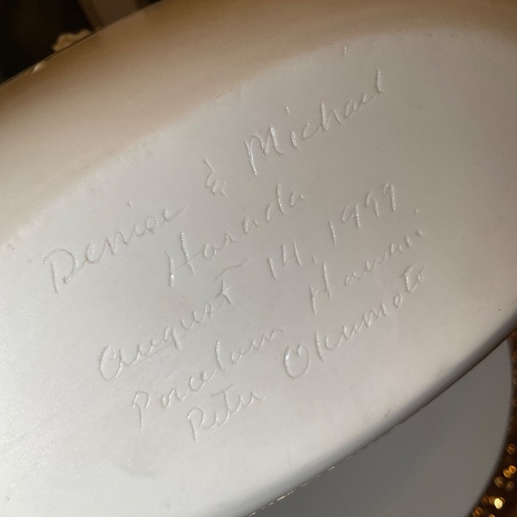 VTG Beautiful Signed Vase by Artist Peter Okumoto From Porcelain Hawaii 1999 - Picture 3 of 6